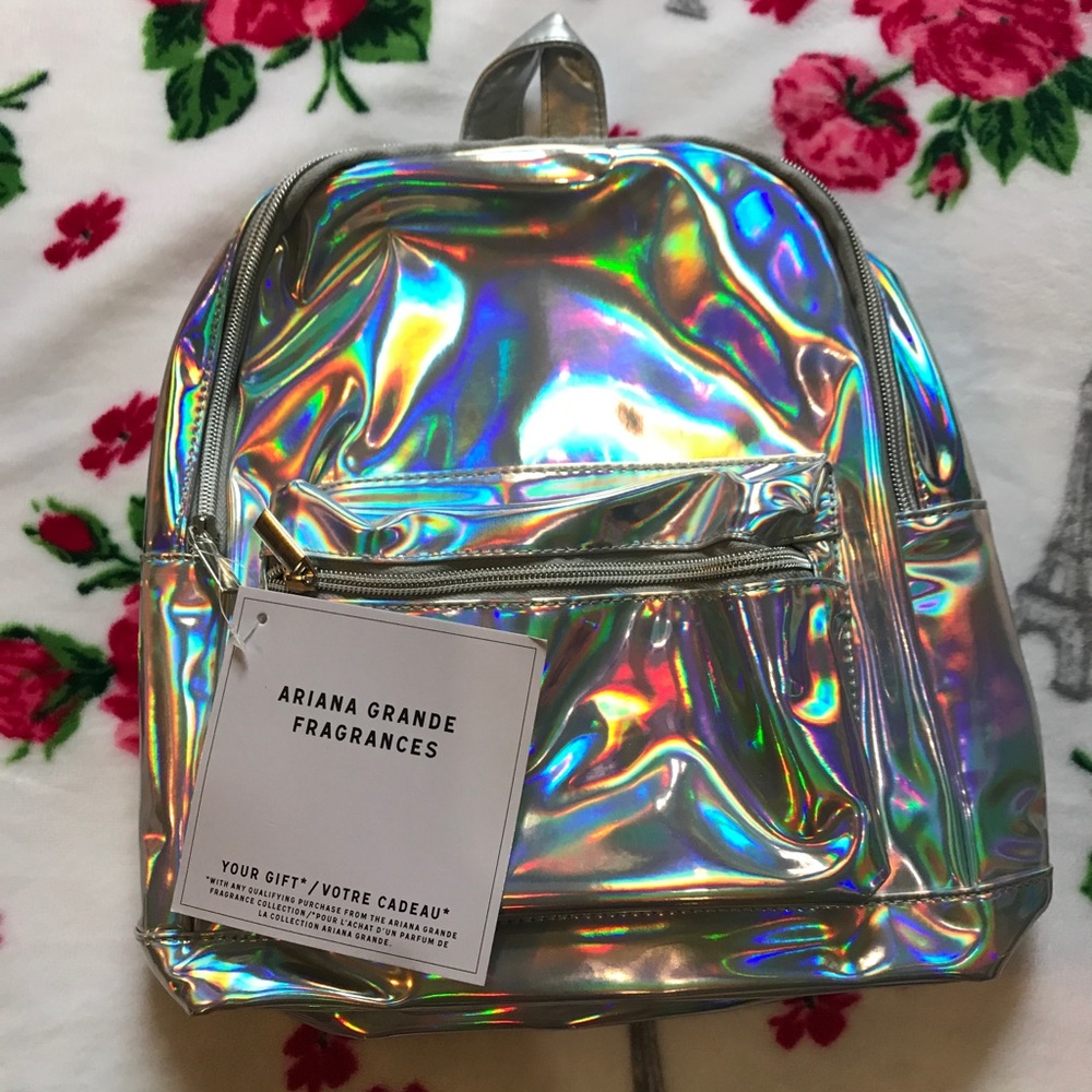 Ariana Grande Holographic/Iridescent Mini Backpack